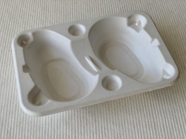 Quality 100% Recyclable Biodegradable Pulp Tray ThinWall Paper Based for sale
