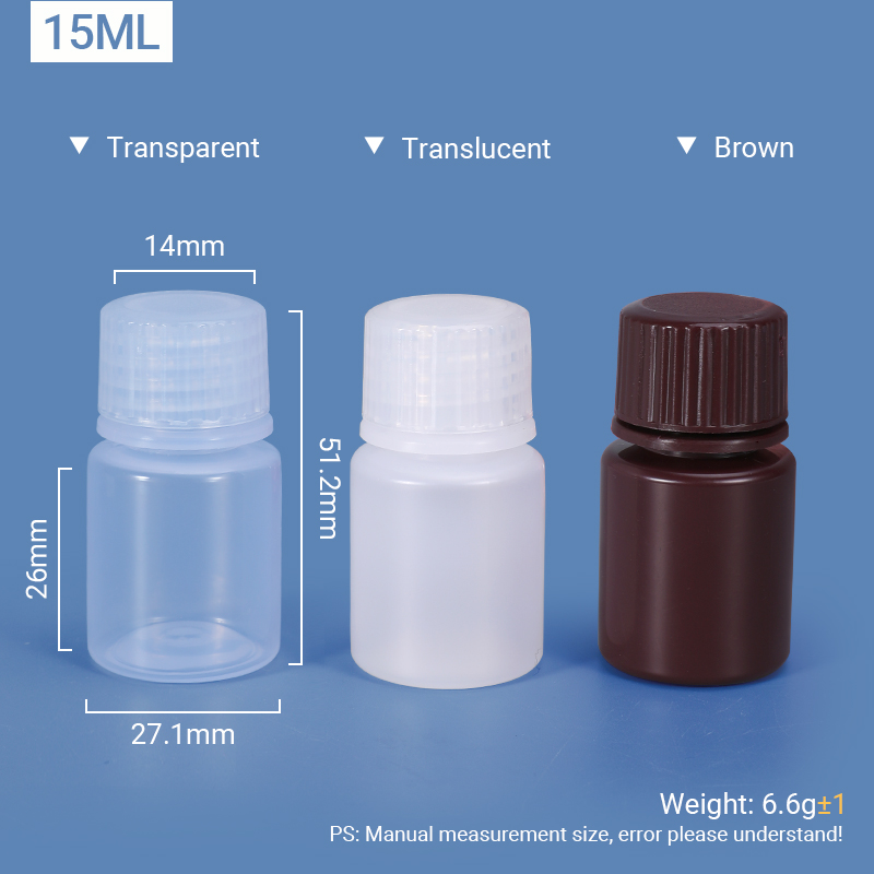 Plastic Screw Cap Wide Mouth Laboratory Chemical Reagent Bottle with ODM Service