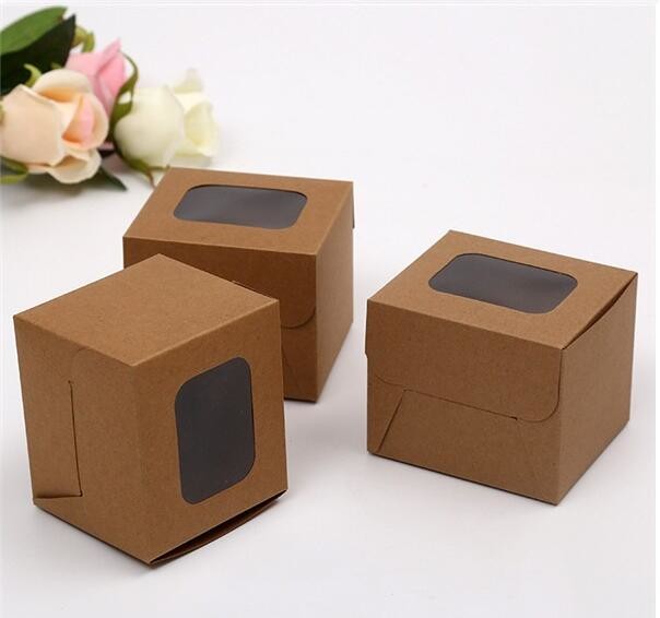 kraft paper sandwich box with window ,triangle sandwich box for packaging,Cardboard Box With Clear Window Burger Sandwic