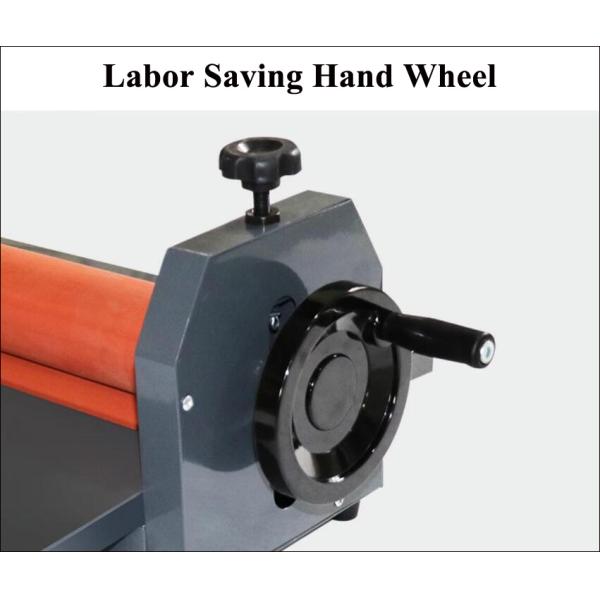 1300mm Manual Cold Film Lamination Machine with Rubber Rollers Cold Roll Laminator