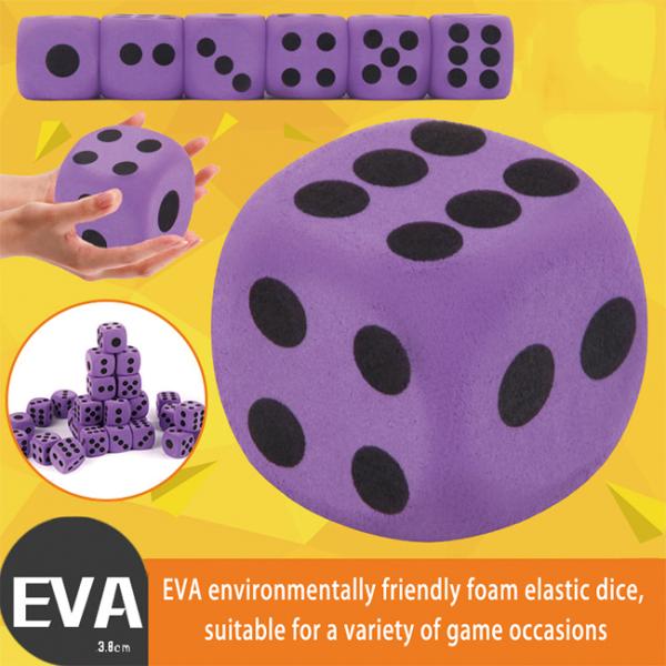 Large Mathematical Eva Foam Classroom Dice Educational Toys For Classroom