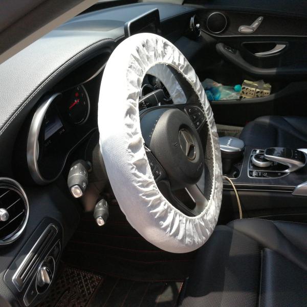 Quality Car Seat Disposable Steering Wheel Covers Gear Knob Cover Non Woven for sale