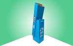 Stable Cardboard Free Standing Display Units Easy Assembly Header Configurable