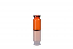 2ml empty amber low borosilicate tubular glass vial