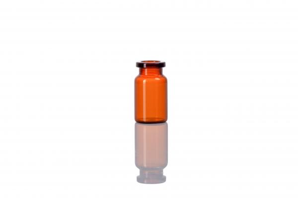Quality 2ml empty amber low borosilicate tubular glass vial for sale