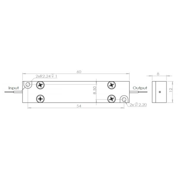 800～2000nm multimode Pump laser protectors central pump