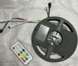 China Plug Play Built-in Control Digital SPI Dream Color LED Strip IR remote control 63 effects on sale