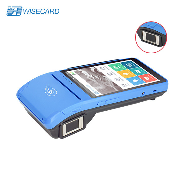 5.5" Android Smart POS Terminal With Fingerprint Reader QR Scanner