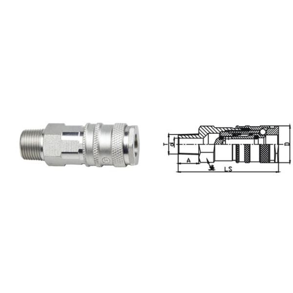 ISO 6150B Standard Pneumatic Quick Connect Coupling LSQ-310 CEJN 310 Type