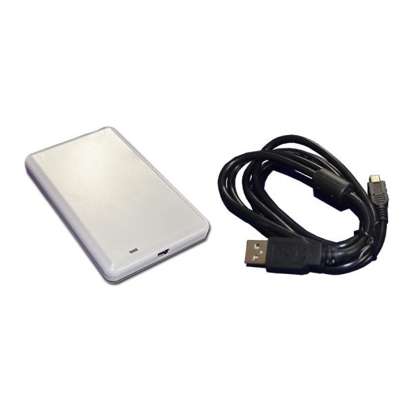 White usb keyboard emulator RFID Desktop Reader writer chip card encoder