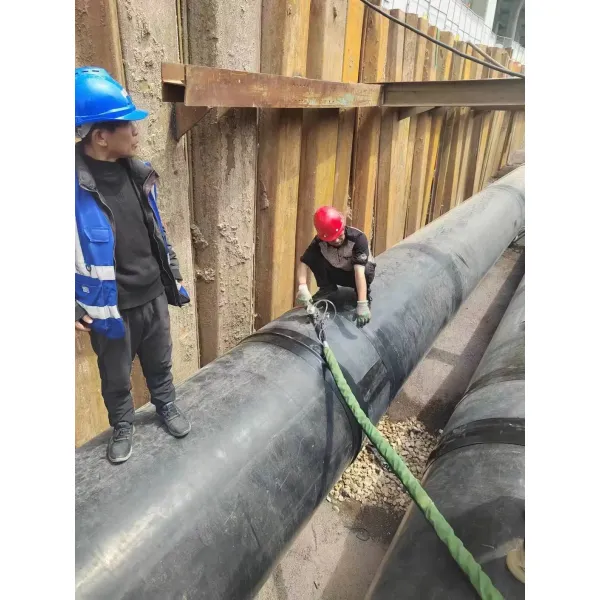 Automatic Computerized Heat Shrinkable Tape Coating Line for 800-1600mm Width Municipal and Oil Pipeline Protection