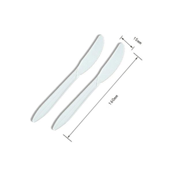 Healthy and Eco-friendly corn starch biodegradable disposable dinner knife, spoon, fork