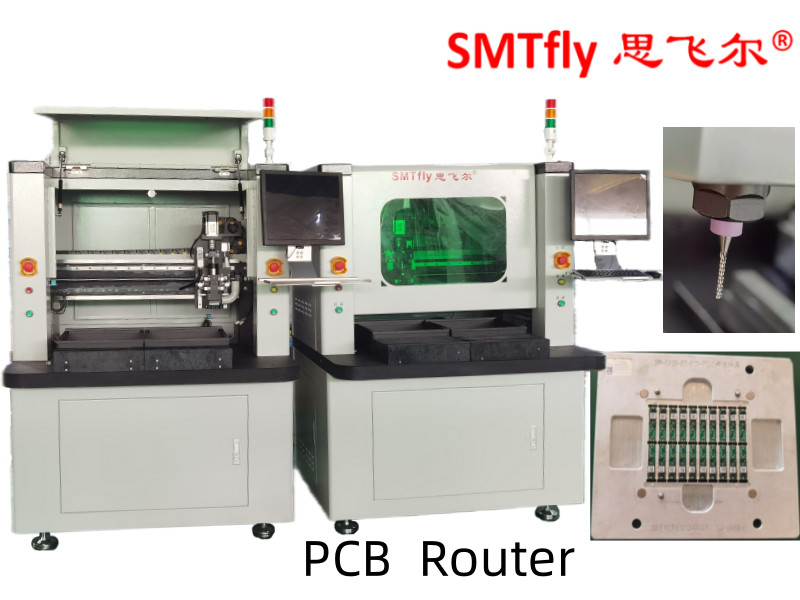 PCB Manufacturing Machine / PCB Depaneling Router Machine with 0.01mm Precision