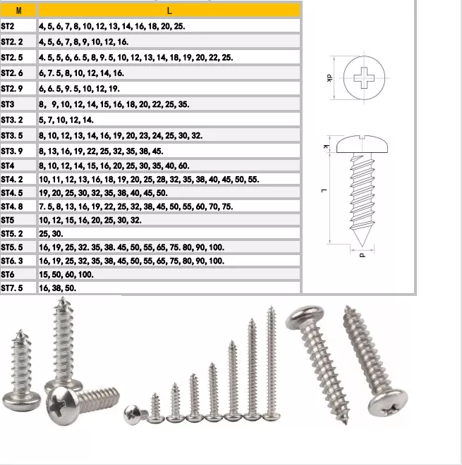 Power Construction Projects Black Oxide Finish Stainless Steel Countersunk Head Screws with ISO Standard and Plain Finish