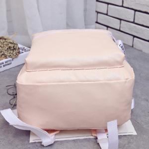 simple pu pink backpack with laptop bags wonderfu work