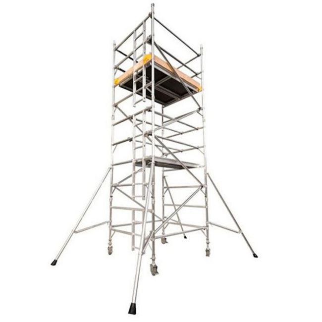 Mobile Aluminum Scaffold Tower Lightweight Aluminum Folding Scaffolding Stable