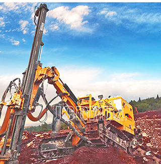 90mm Dth Drilling Rig Horizontal Air Rock Blasting Hole Jc860