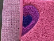 Custom welcome pvc coil mat for front door PVC Coil Logo Door Mat
