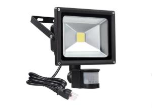 China 1000LM 10 Watt Waterproof LED Flood Lights PIR Motion Sensor / Outdoor Led Floodlight on sale
