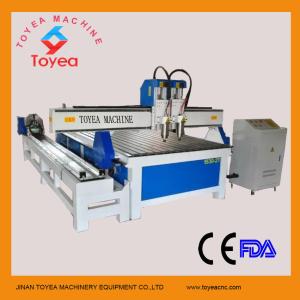 China High efficiency cnc router machine for round shape &amp; flat board TYE-1530-2T wholesale