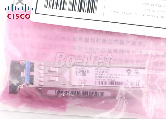 Single Mode Cisco SFP Cisco Transceiver Module 1310nm Wavelength DOM GLC-LH-SMD=