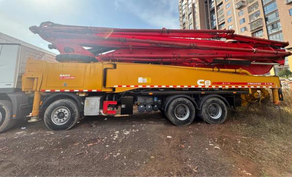 Quality SYM5445THB Concrete Pump Truck 6 Boom Sections D12C5-490E0 Engine for Construction Work for sale