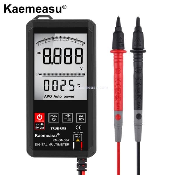 Quality Kaemeasu 06A DC AC Voltage Meter Mini Pocket Multimetro 2 Pcs AAA Battery Powered for sale