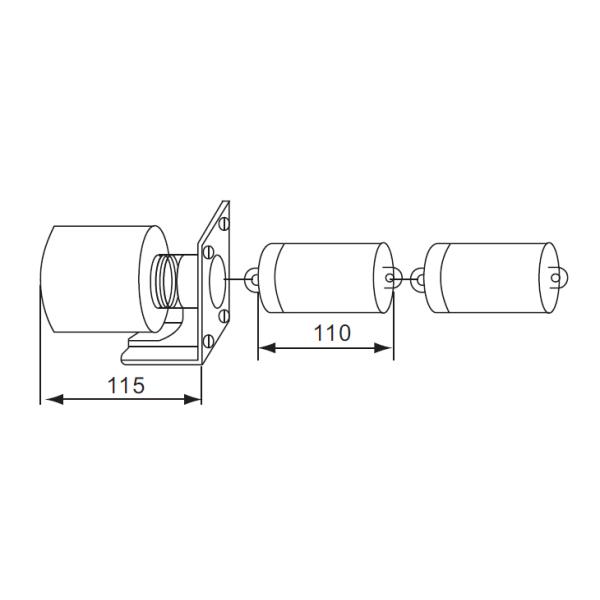 Industrial Side Mounted 10A Liquid Level Float Switch for Water Tank
