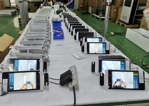 RFID Card Reader biometric face recognition Automatic Thermal Temp Measurement