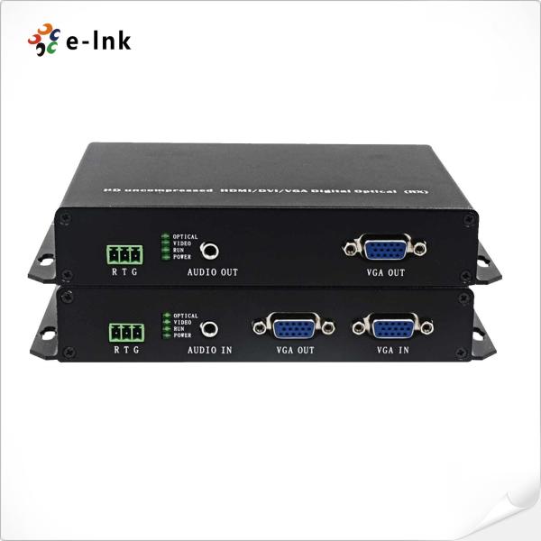 Quality USB VGA KVM Fiber Optic Extender Support keyboard and mouse signal transmission for sale