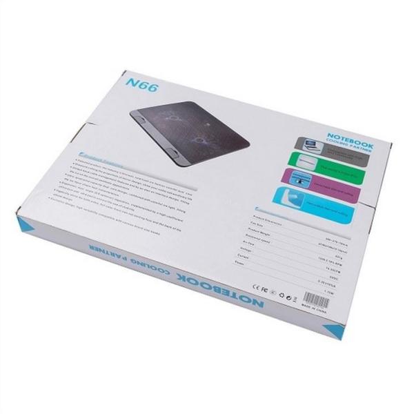 ETEK - Two Fans Slim and Small Angle Tilt Quantum Laptop Cooling Tray Pad for 15.6inch Screen