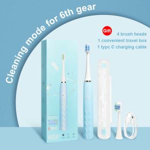 Electric whitening Toothbrush One Key Switch enjoy 6 Types OF Dental Care Toothbrush OEM and stock