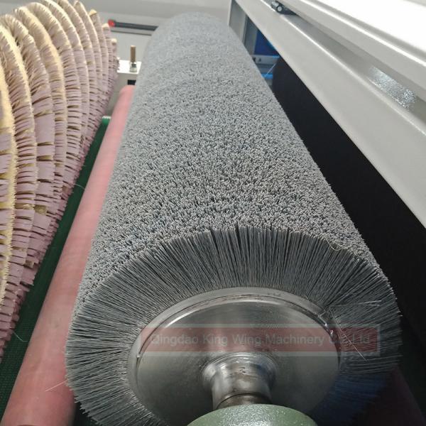 Carbonized wood wire brush drawing machine