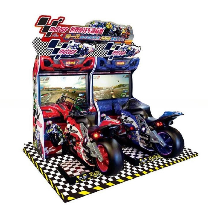 Simulator Motorcycle Racing Motor Arcade Game Machine Customized Realistic Designing