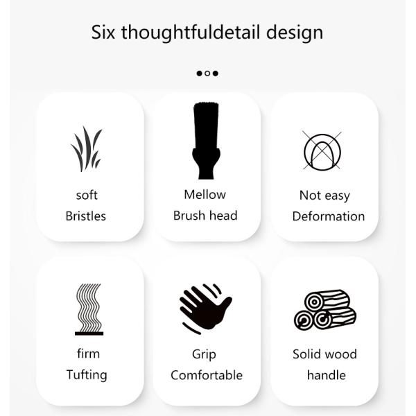 Customizable Barber Powder Brush Neck Duster Brush For Hair Salon