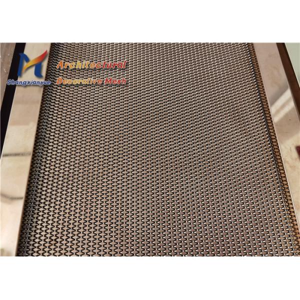 Opaque Architectural Wire Mesh Panels 1.5mm Stainless Steel SS316