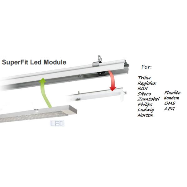 Trunking Retrofit Replaceable LED Module 1528mm 68W for Regiolux / Trilux T8