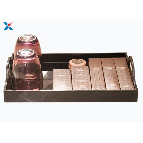 Eco - Friendly Acrylic Display Case Hotel Washing Acrylic Serving Tray