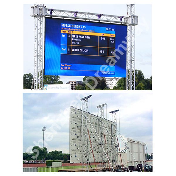 PH 10 Outdoor LED Screen Rental Advertising with Video Processor Control