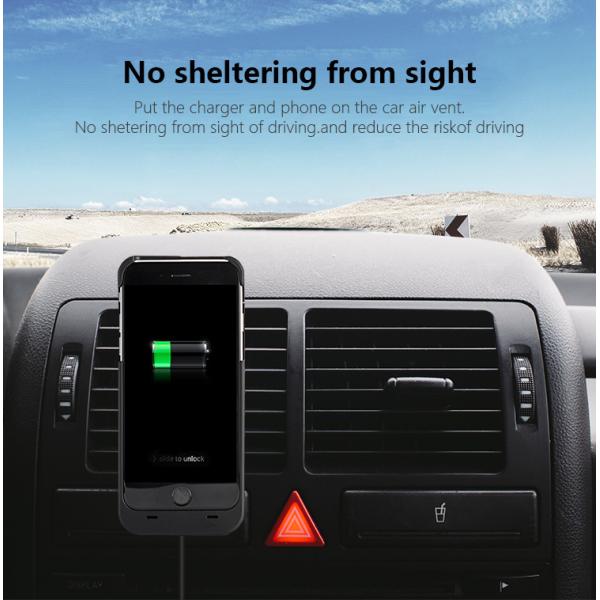 MAGNETIC WIRELESS CAR CHARGER QI car mount wireless charger for SAMSUNG iPhone any mobile phone 10W fast charging