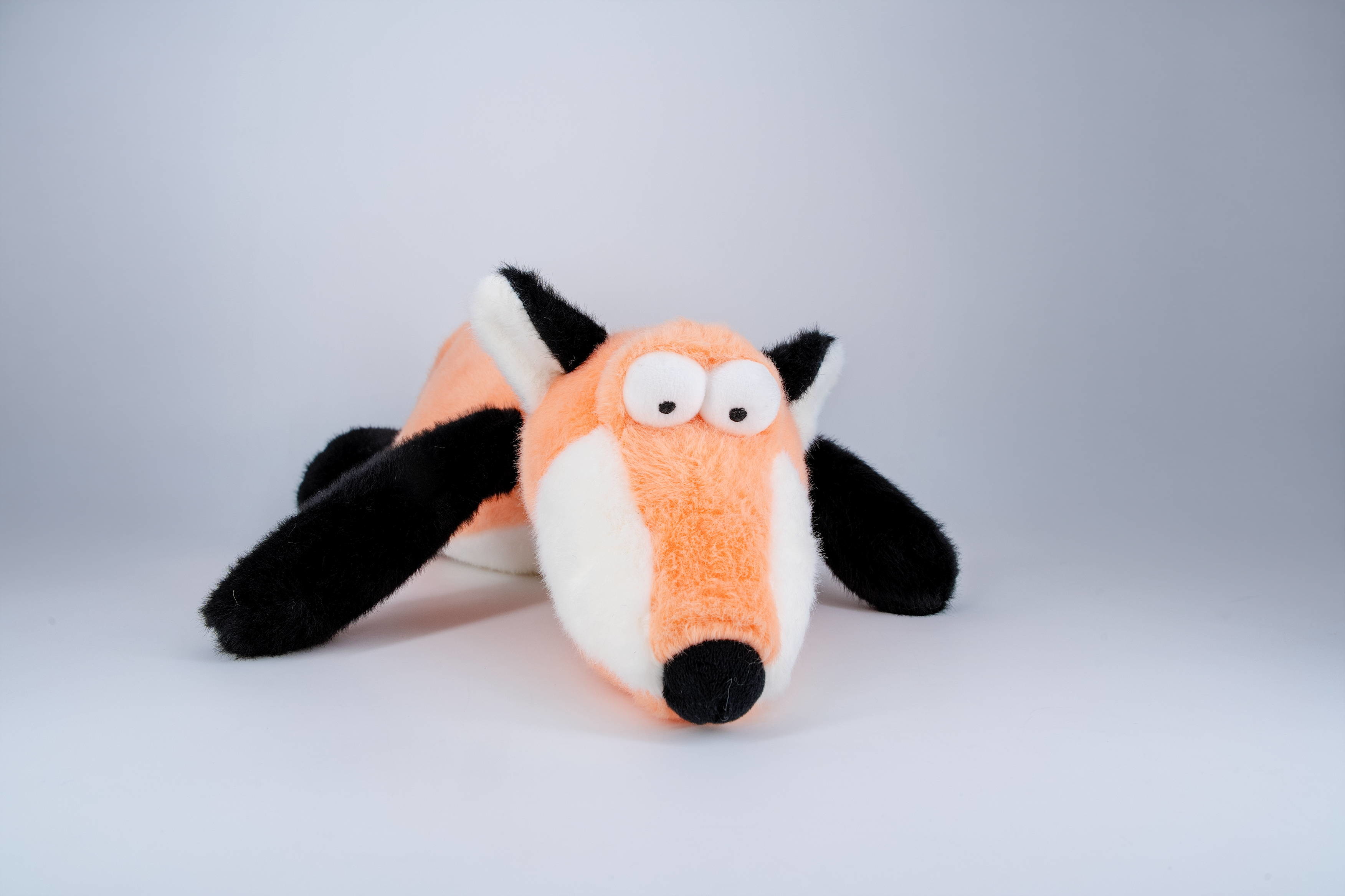 Custom Soft Fox Plush Toy, OEM Available, Low MOQ, Huggable Stuffed Animal