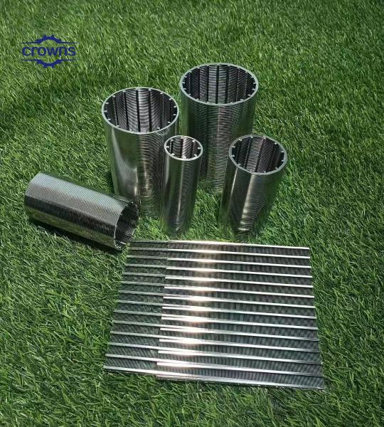 Factory Outlet ID 260mm Wedge Wire Mesh Pipe Filter Cylinder for Liquid Filtration