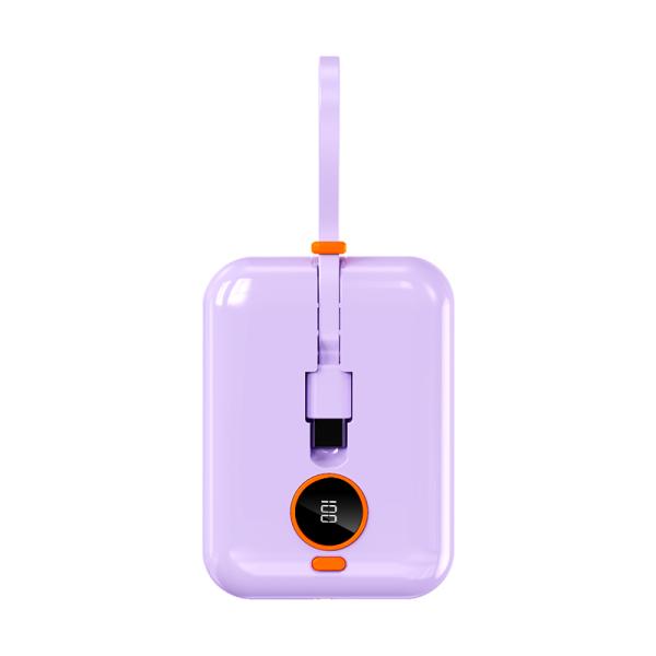 Type C Output Interface Portable 10000mAh Power Bank for Outdoor Charging and Devices