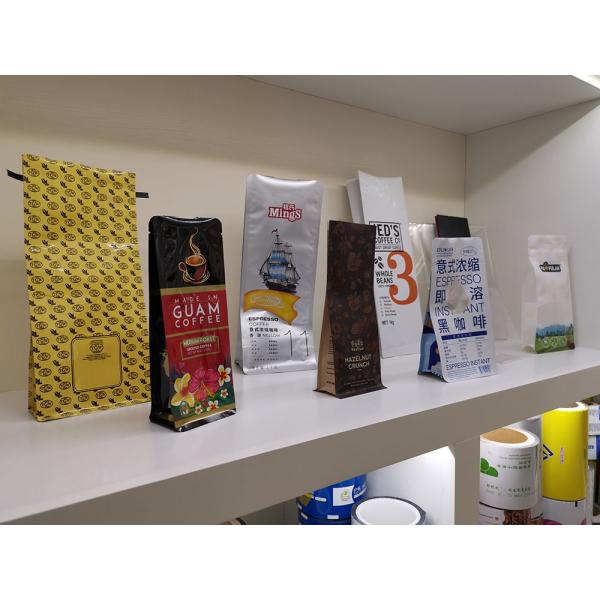 65mm 4 Inch Resealable Coffee Bags With Valve