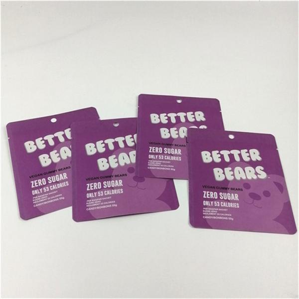 Quality Accepted Up to 10 Colors Available High Quality Resealable Mylar Sachet Packaging Bag for sale