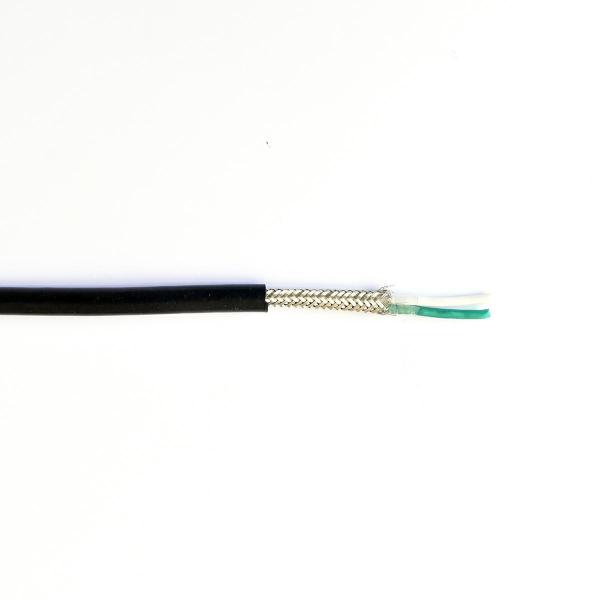 Quality H05SS-F 2 Cores Flexible Silicone Multi Core Shielded Cable Tinned Copper for sale