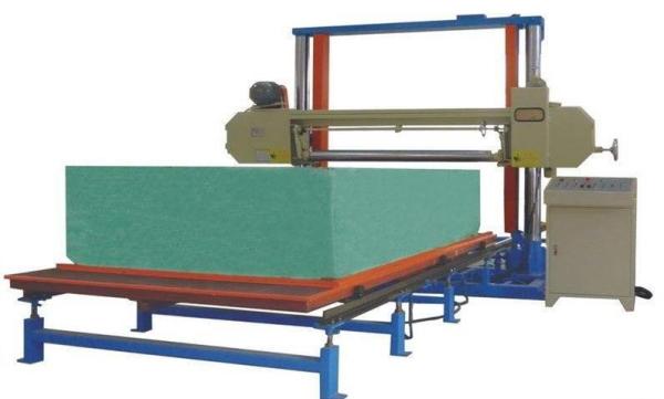Quality Cnc Horizontal Pu Foam Cutting Machine For Sponge Block 8.12KW for sale