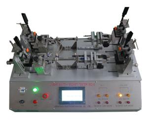 China PLC Control Linear Switch Tester Pneumatic Plug Socket Test Equipment IEC61058.1 / IEC60884 wholesale