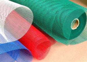 China Blue Plastic Window Screen Mesh Roll , Anti Insect Window Screen Net wholesale