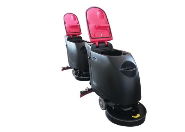 Quality High Efficiency Small Walk Behind Floor Scrubber With Suction 1800 M2/H for sale